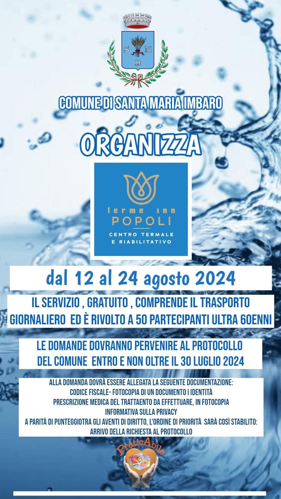 Soggiorno termale per gli over 60 del Comune di Santa Maria Imbaro